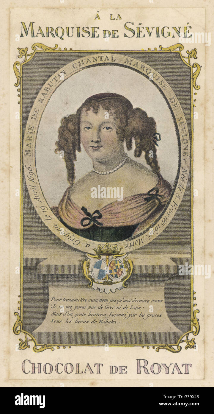 marie de rabutin chantal marquesa conocida como madame de sevigne noble frances conocido por sus cartas a su hija fecha 1626 1696 g39x43 - Cartas (Marie de Raboutin SEVIGNÉ, Cahntal, Marquise) - (Audiolibro Voz Humana)