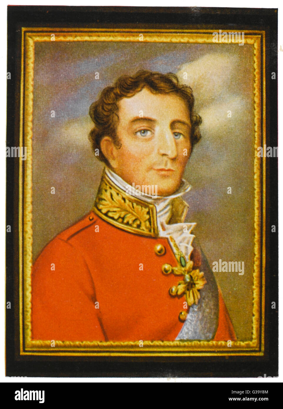 Arthur Wellesley, duque de Wellington, soldado y estadista Fecha: 1769 - 1852 Foto de stock