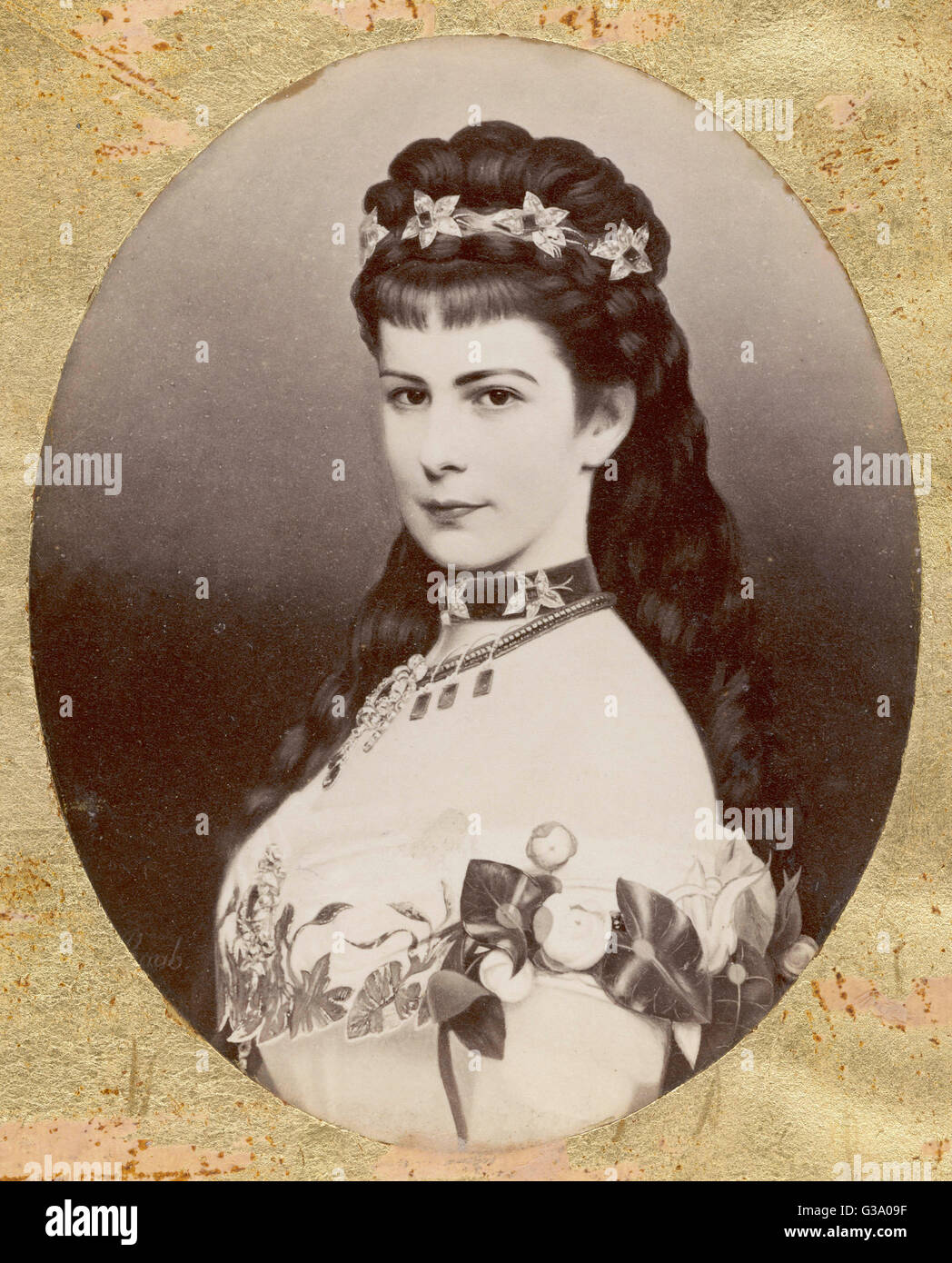 Elizabeth, emperatriz de Austria Foto de stock