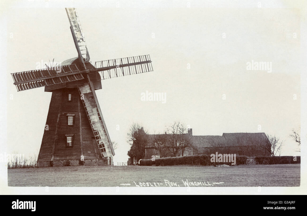 Lacey Green Windmill - un molino de Smock en Buckinghamshire Foto de stock