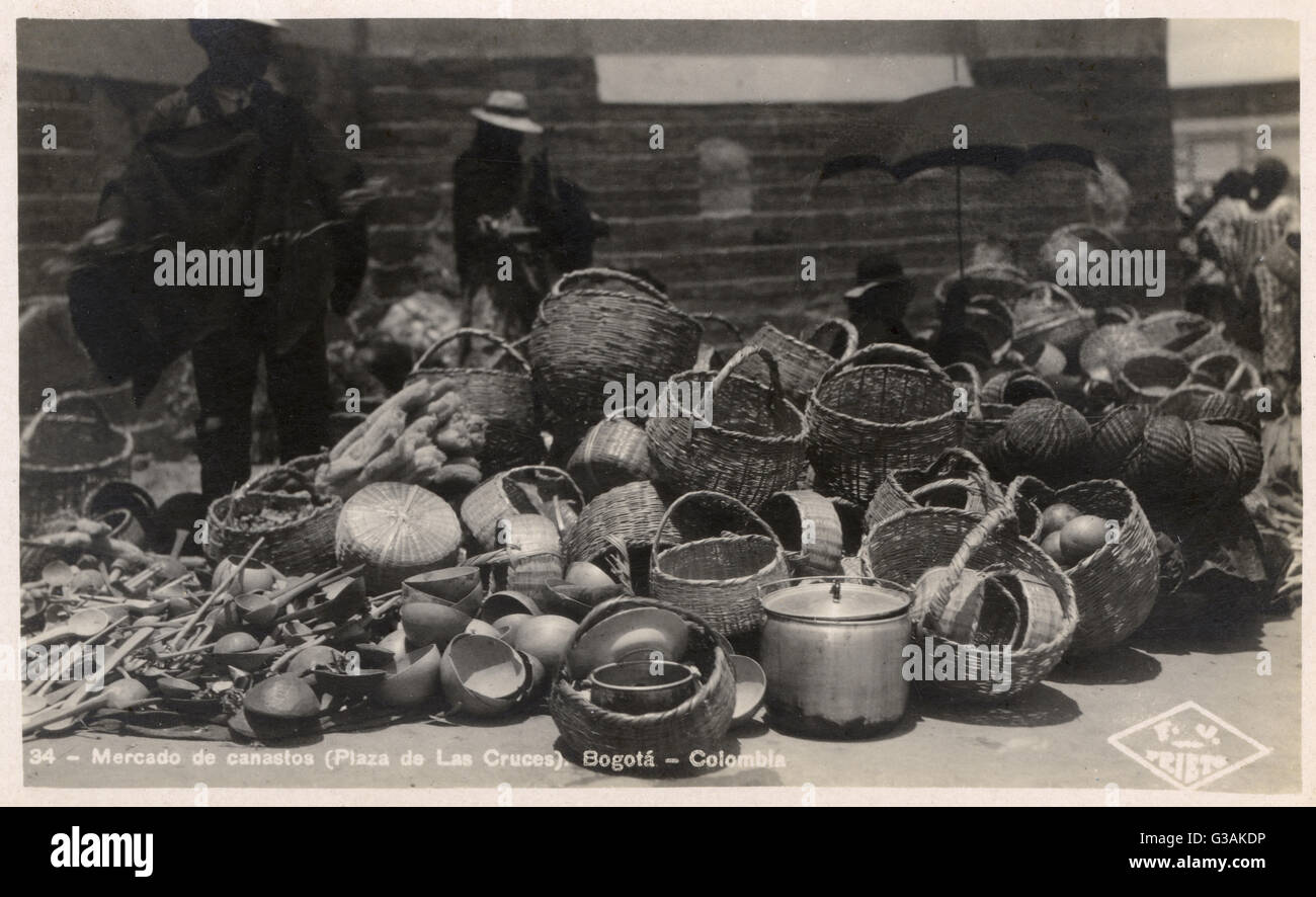 La Plaza de las cruces (Plaza de Las Cruces), Bogotá, Colombia El