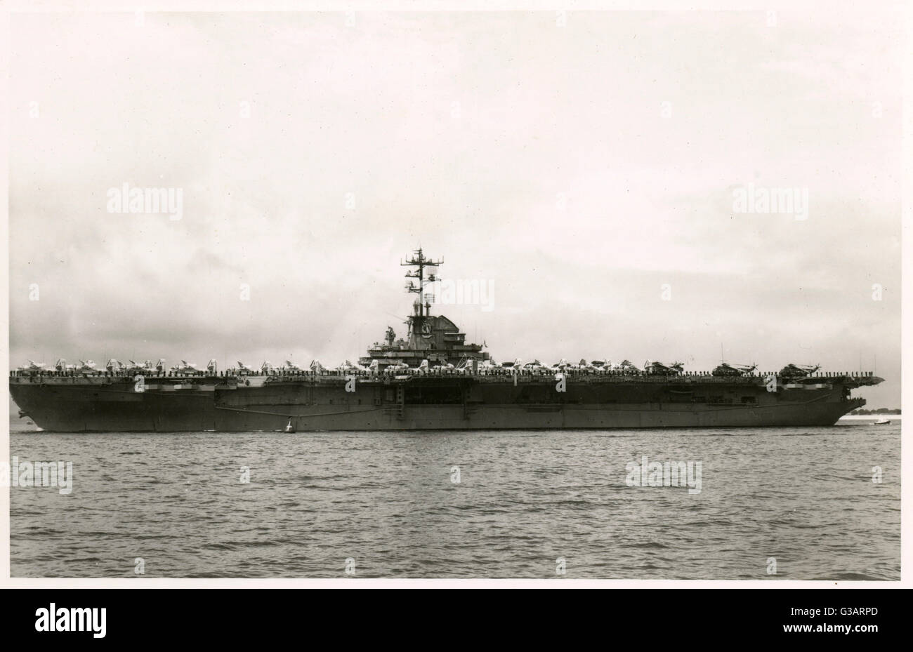 Portaaviones USS Essex Foto de stock