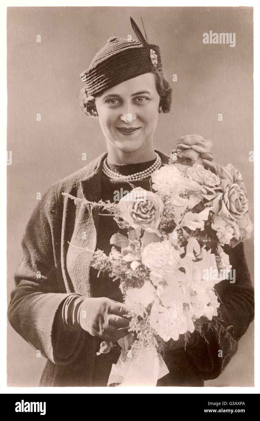 La princesa MARINA DE GRECIA, esposa de George, duque de Kent Fecha: 1906 - 1968 Foto de stock