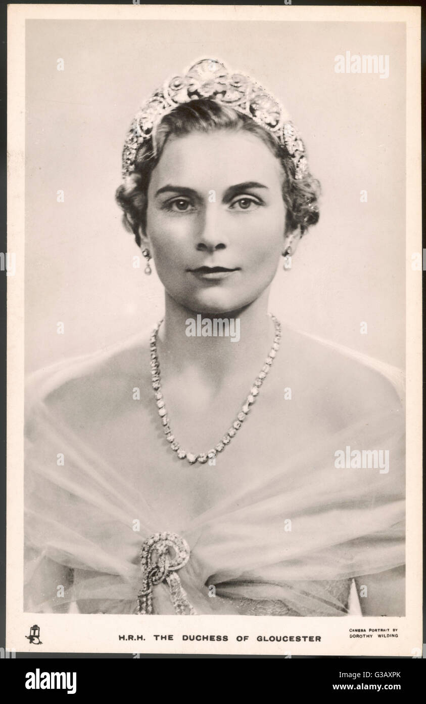 Alicia, DUQUESA DE GLOUCESTER Alice Montagu-Douglas-Scott, esposa de Enrique, Duque de Gloucester (casado 1935) Fecha: 1901 - 2004 Foto de stock