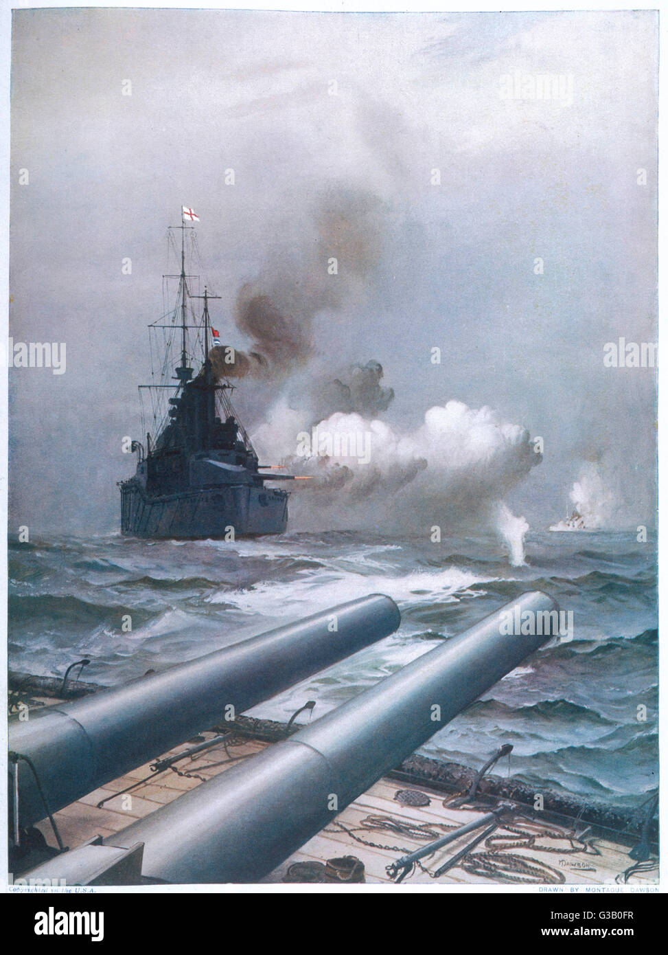 León en Bight de la batalla naval de Heligoland, 1914 Foto de stock