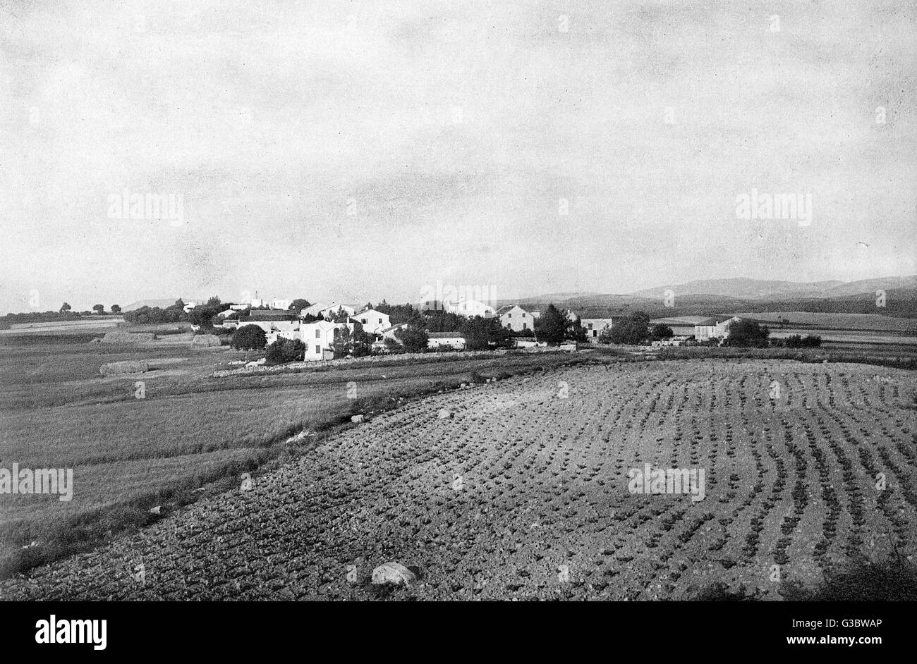 Colonia alemana cerca de Haifa, Galilea, norte de Israel Foto de stock