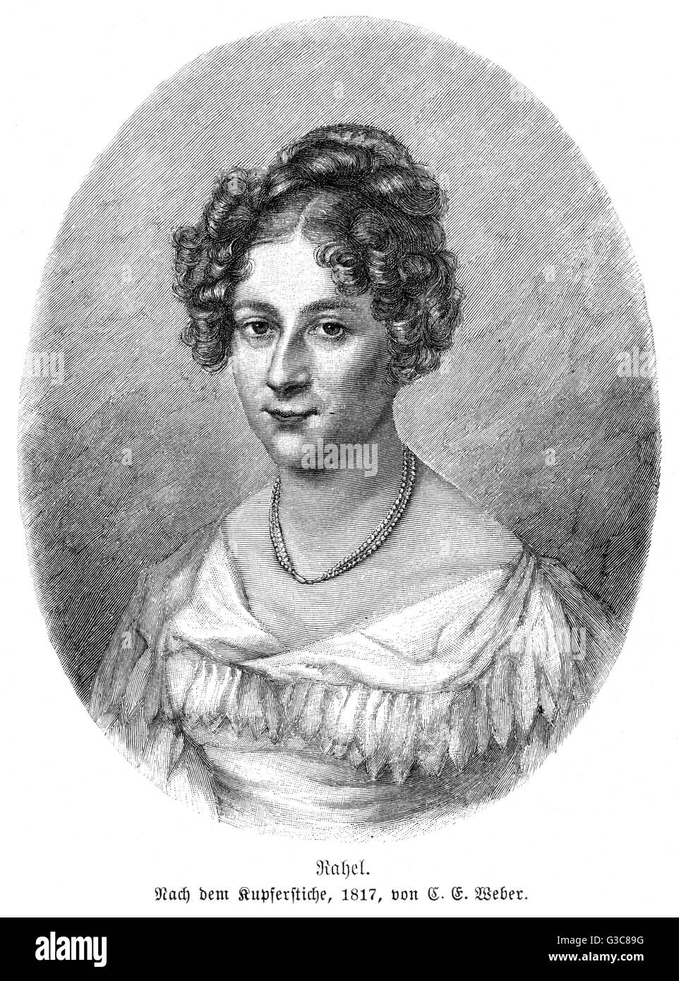 RAHEL Varnhagen von Ense alemán líder social y literarias Fecha: 1771 - 1833 Foto de stock