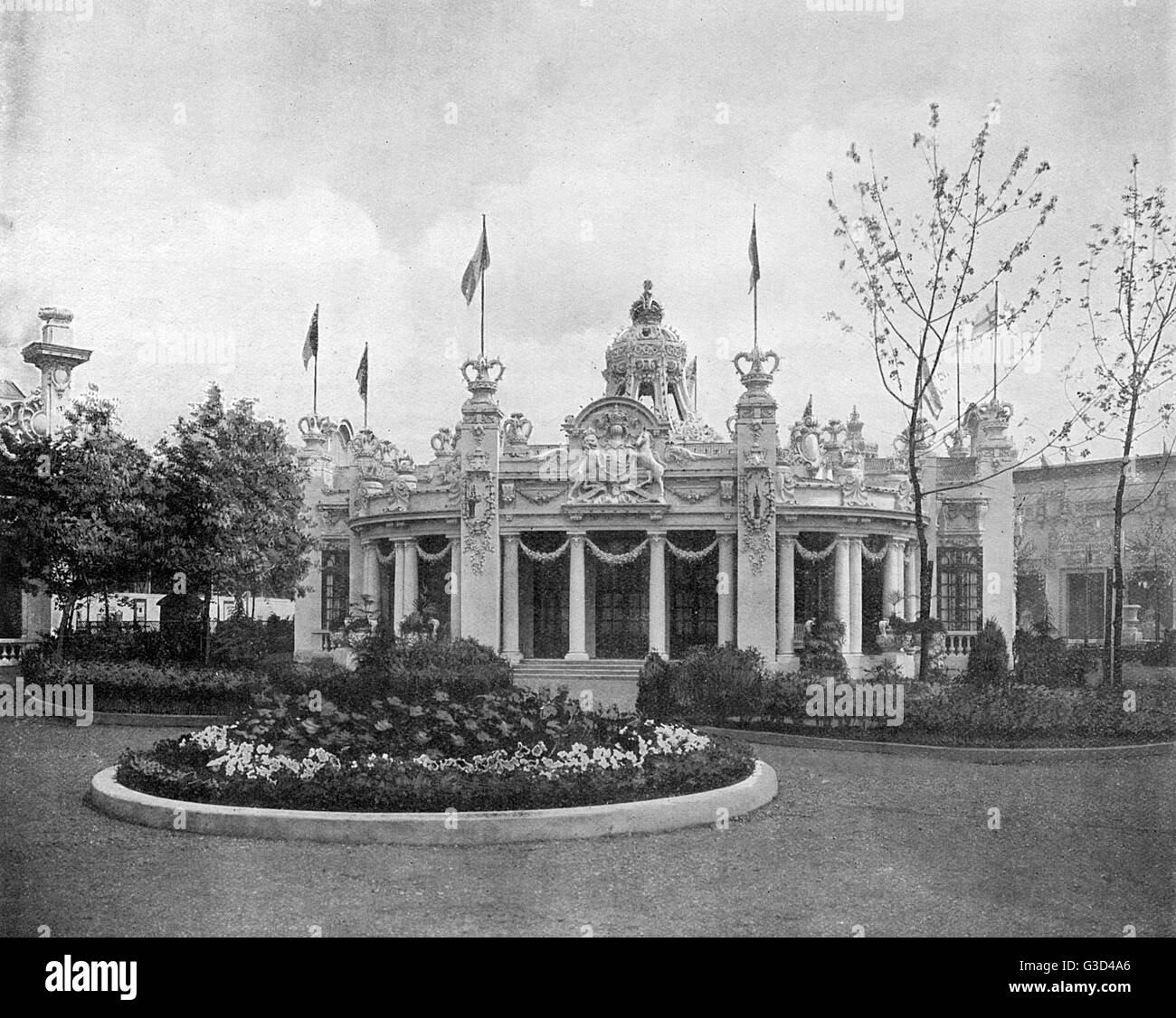 Exposición Franco-Británica, Ciudad Blanca, Londres Foto de stock