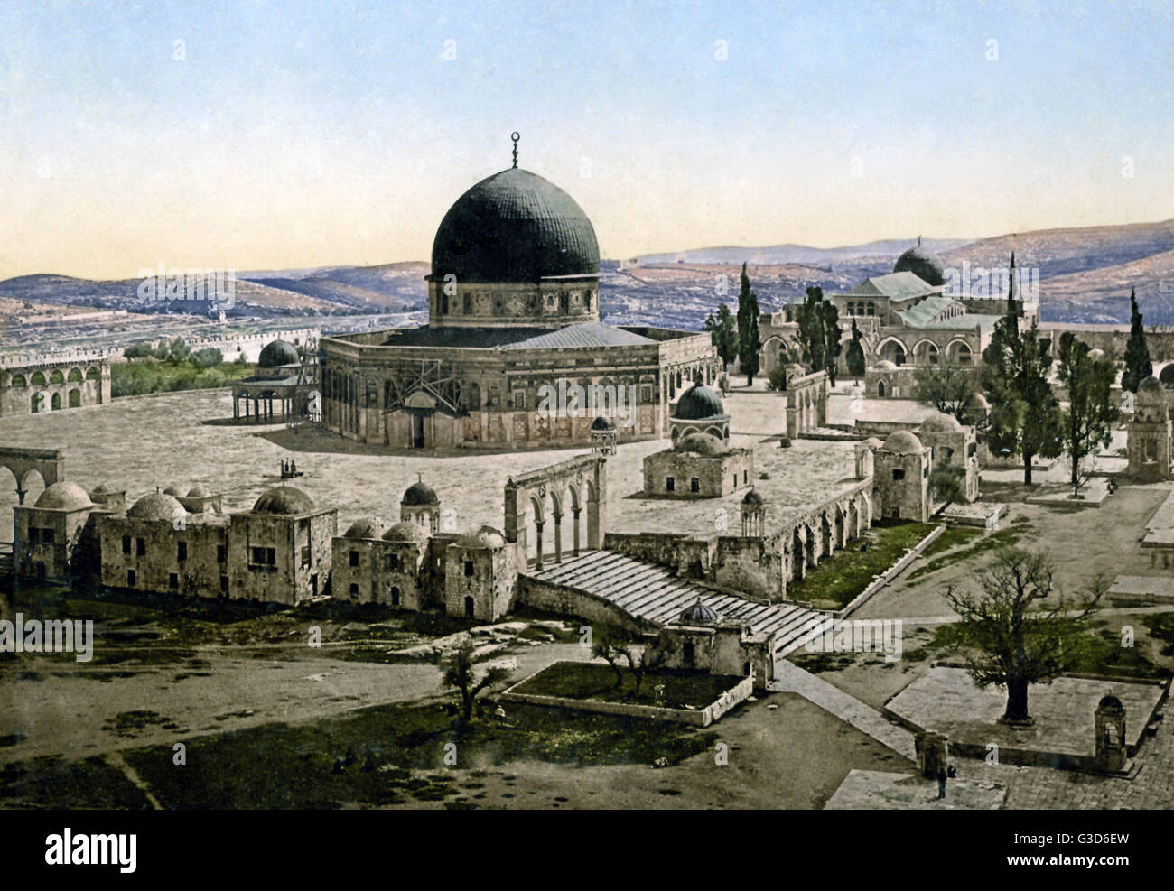 Sitio del Templo de Salomón y Cúpula de la Roca, Jerusalén Fotografía de  stock - Alamy