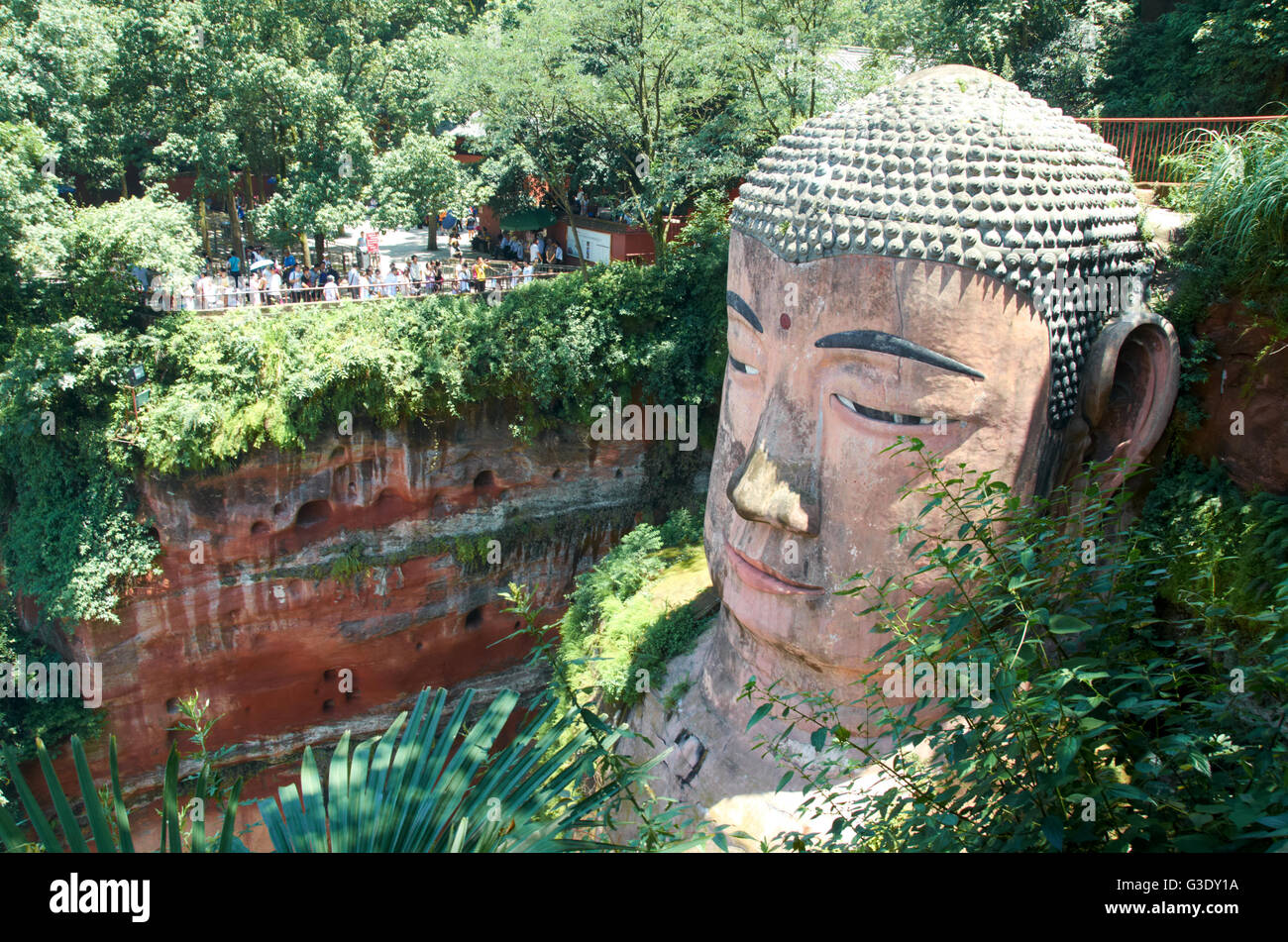 El Buda Gigante de Leshan Foto de stock