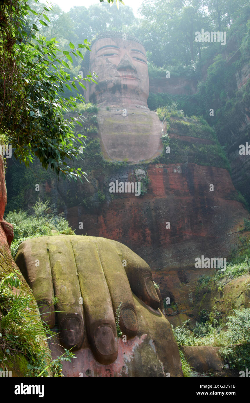 El Buda Gigante de Leshan Foto de stock