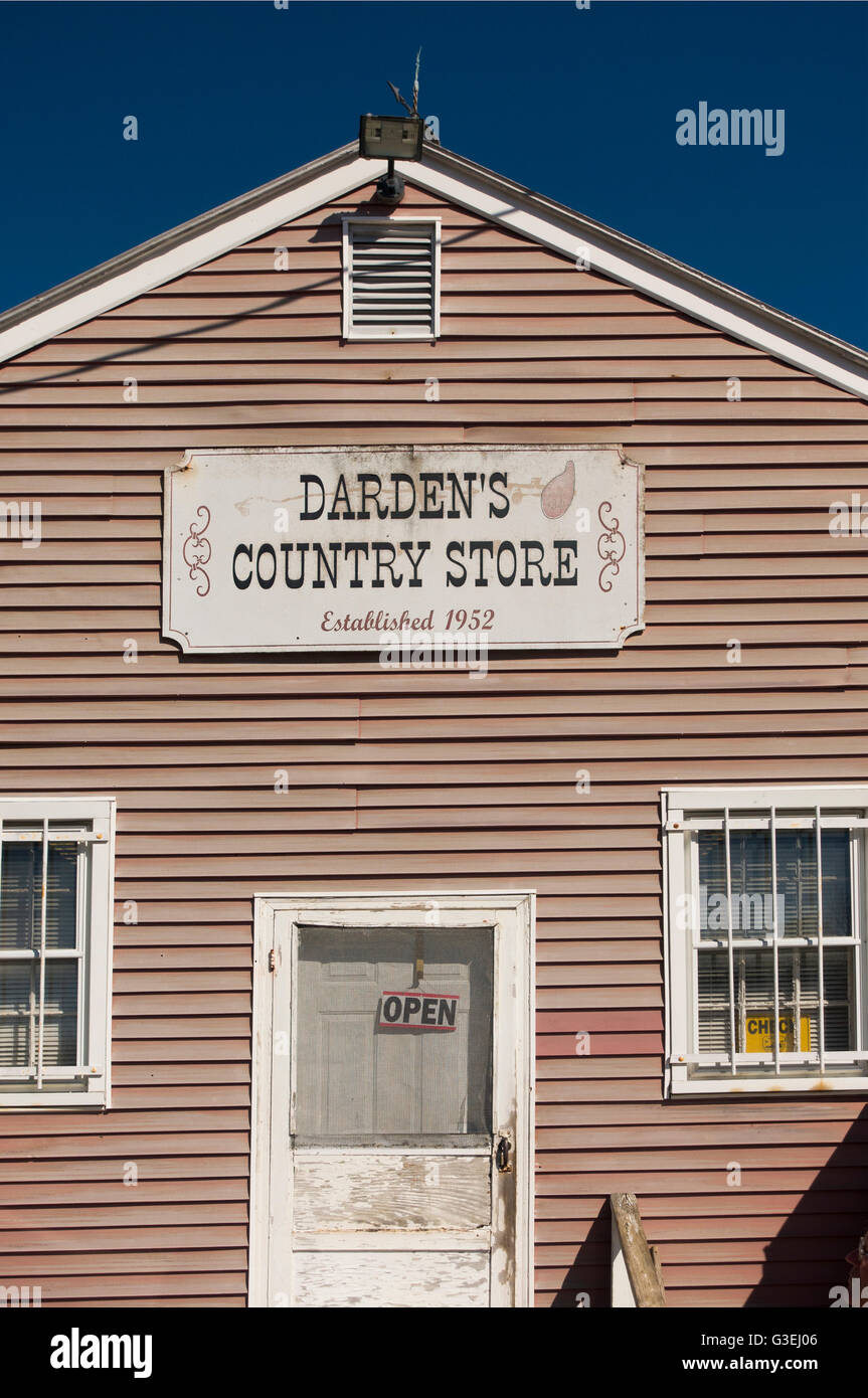 La Darden country store Smithfield Virginia VA Foto de stock