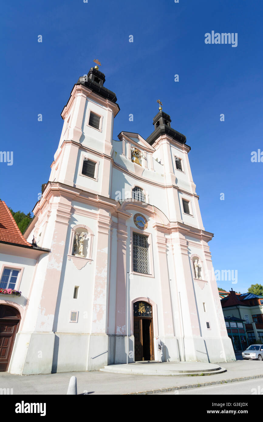 La iglesia de peregrinación María Schutz, Austria, Niederösterreich, Baja Austria, Wiener Alpen, Schottwien Foto de stock