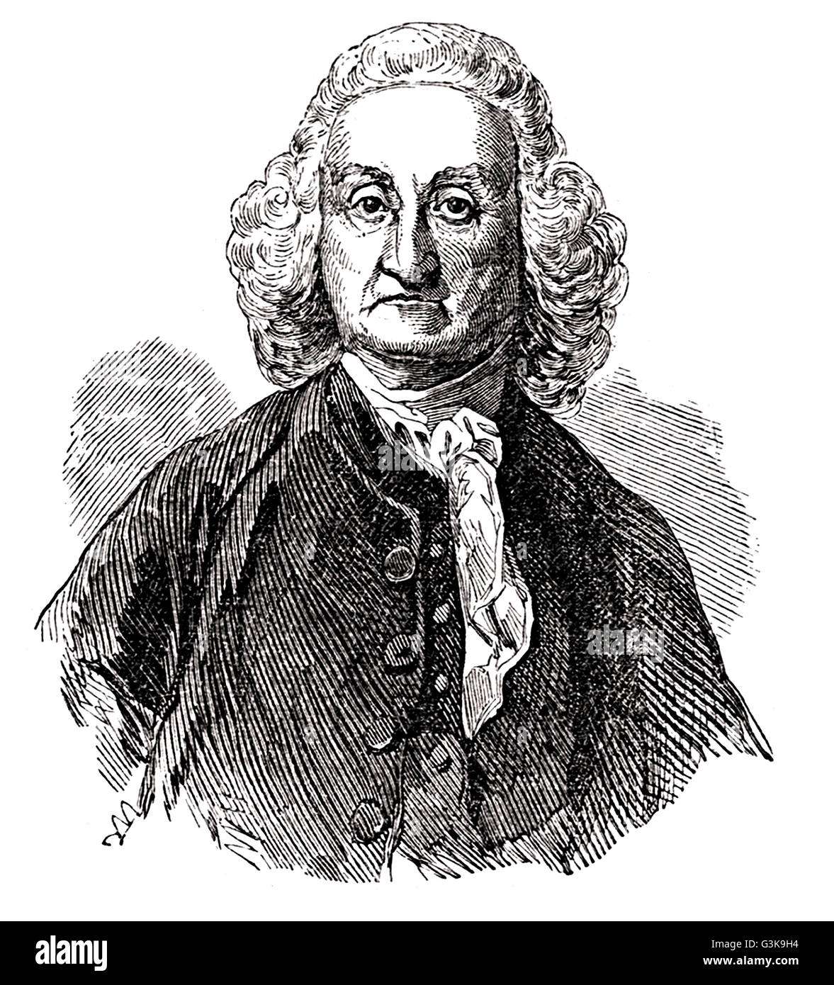 Jonathan Trumbull, 1710 - 1785 Foto de stock