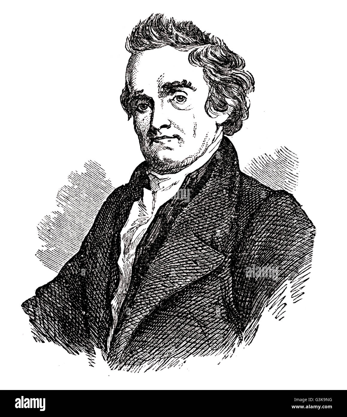 Noah Webster, 1758 - 1843 Foto de stock