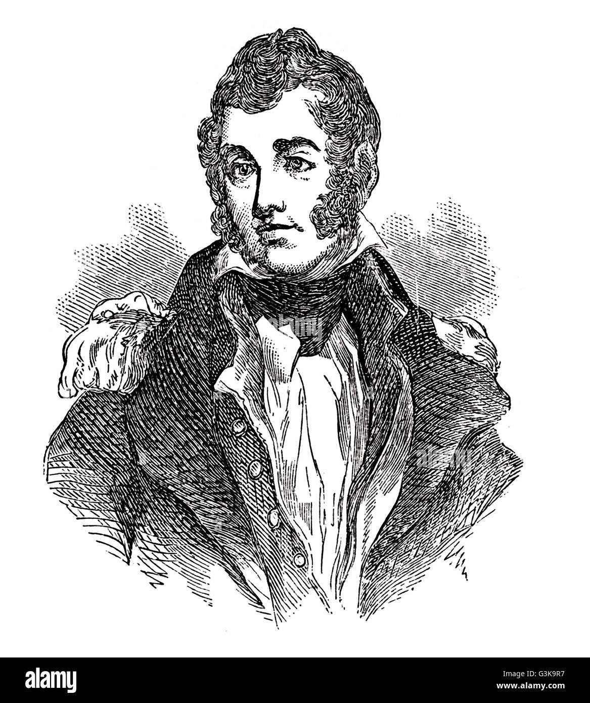Oliver Perry, 1785 - 1819 Foto de stock