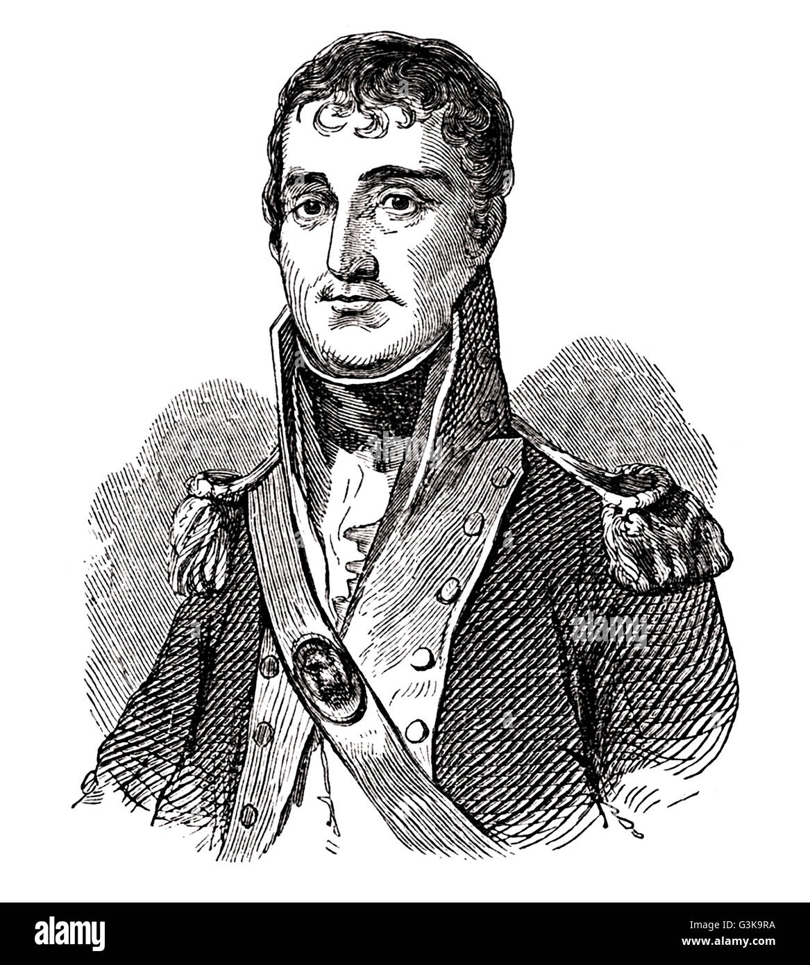 William Claiborne, 1775 - 1817 Foto de stock