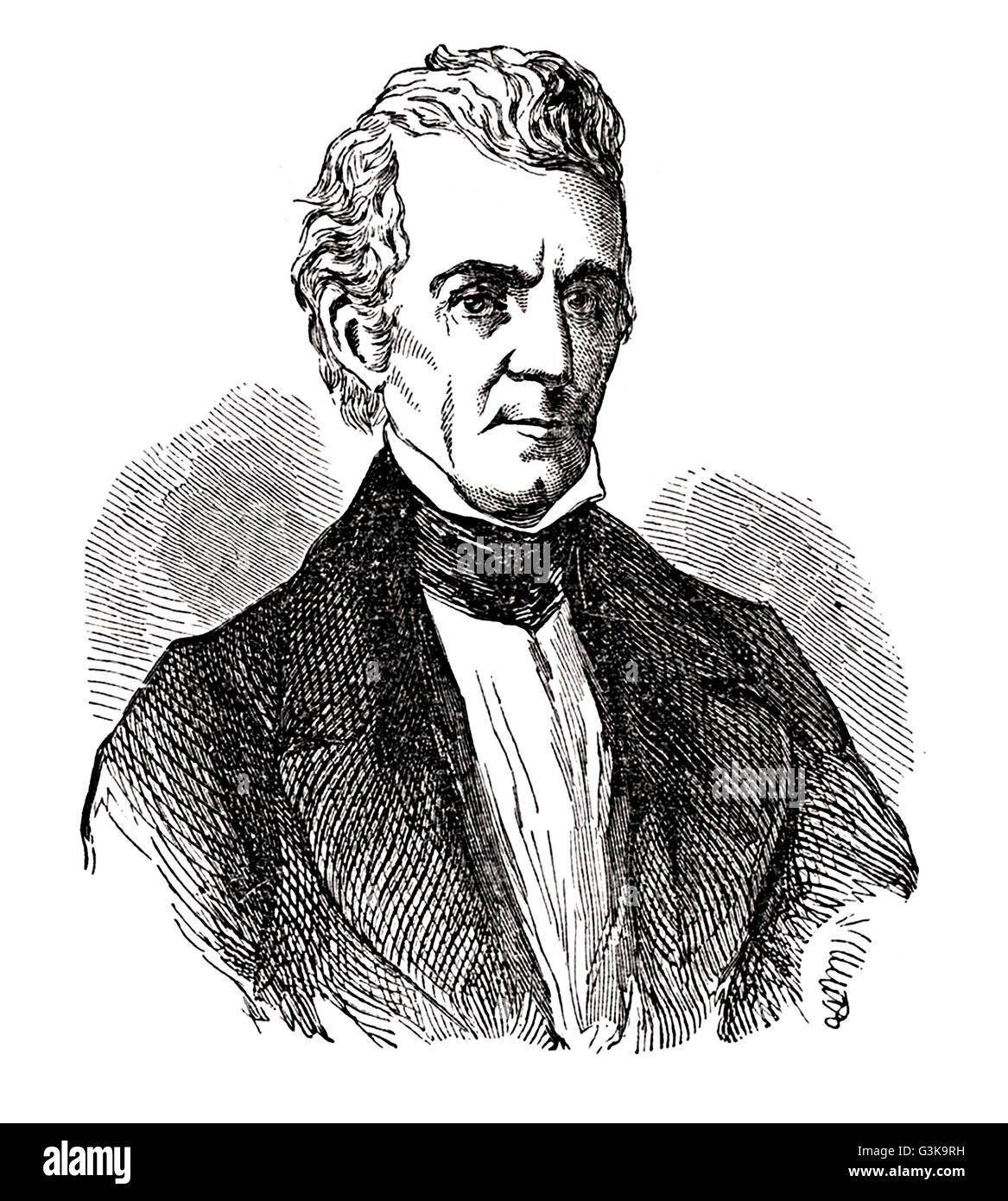 James Polk, 1795 - 1849 Foto de stock