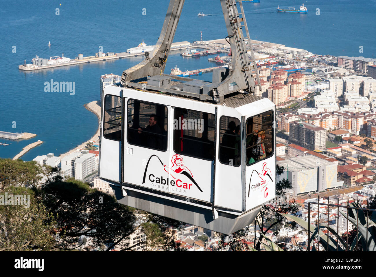 Gibraltar cable car fotografías e imágenes de alta resolución - Alamy