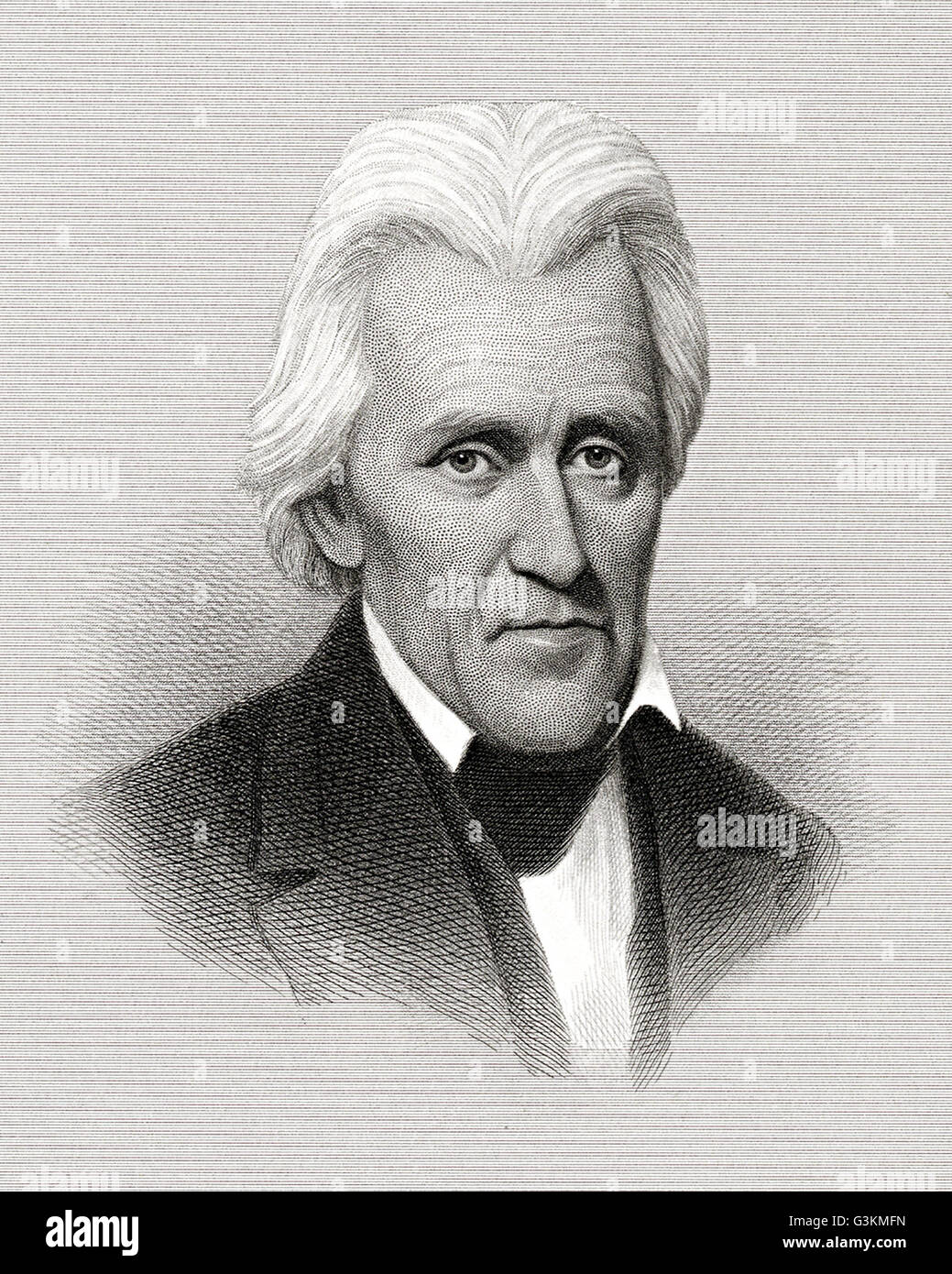 Andrew Jackson, 1767 - 1845 Foto de stock