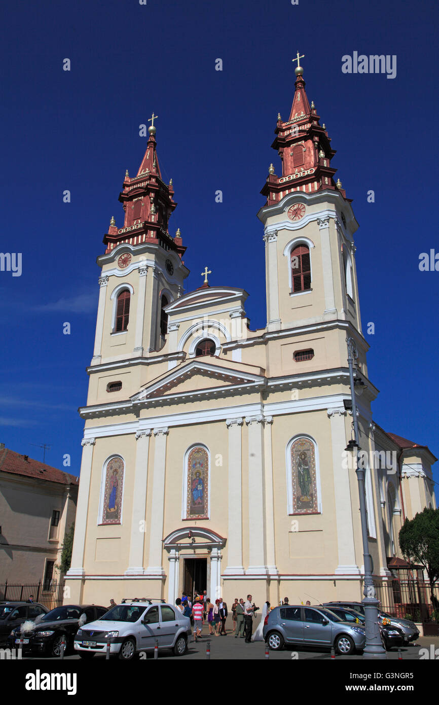 Rumania, Crisana, Arad, Iglesia Ortodoxa, Foto de stock