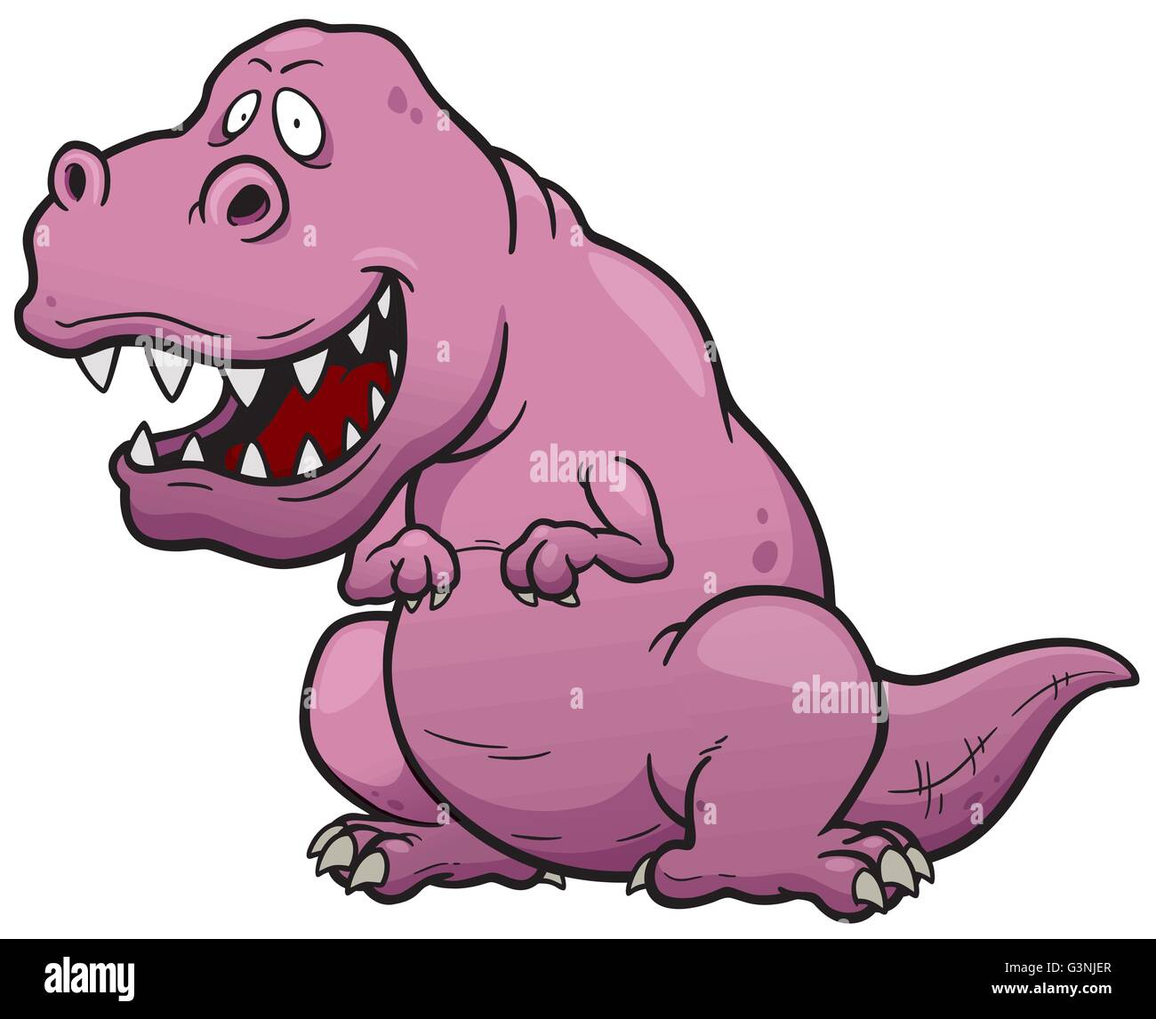 Ilustración vectorial de dibujos animados de dinosaurios. T-Rex Imagen Vector de stock - Alamy Ilustración vectorial de dibujos animados de dinosaurios. T-Rex Imagen Vector de stock - Alamy
