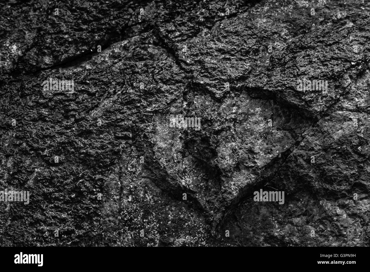 Roca con forma de corazón en el valle de bode, distrito de Harz Harz, Sajonia Anhalt, Alemania Foto de stock