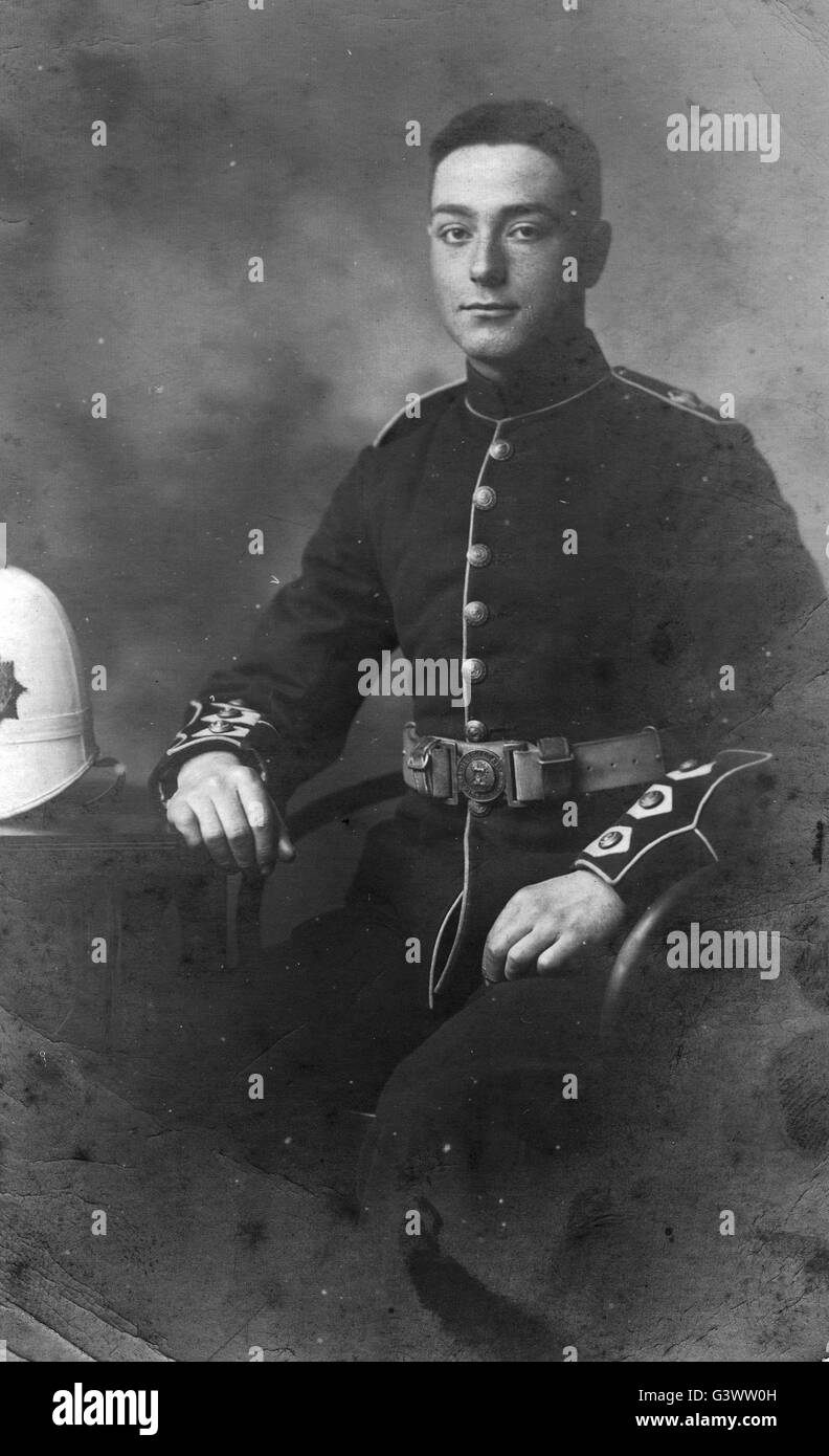 Royal Marine en el uniforme de vestir C. gran guerra Foto de stock