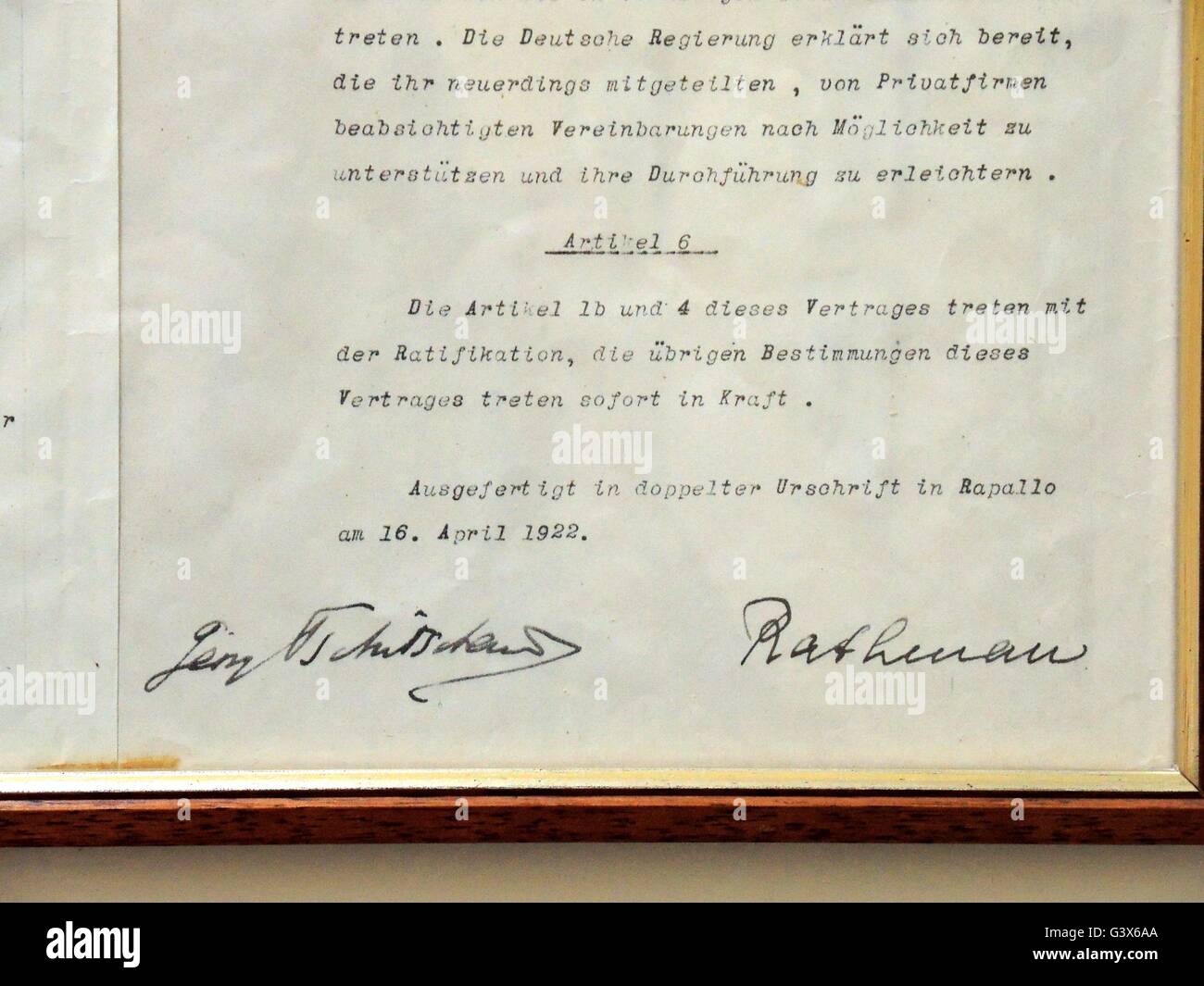 Tratado de rapallo fotografías e imágenes de alta resolución Alamy