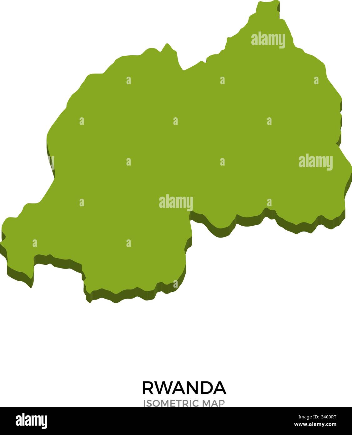 Mapa De Rwanda Isométrica Detallada Ilustración Vectorial Imagen Vector De Stock Alamy 2490