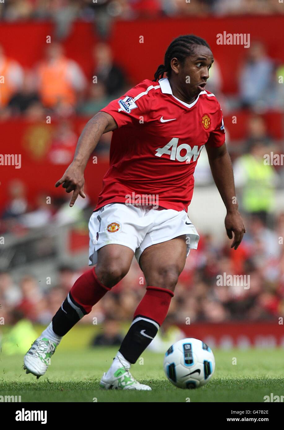 Fútbol - Barclays Premier League - Manchester United contra Fulham - Old Trafford. Oliveira Anderson, Manchester United Foto de stock