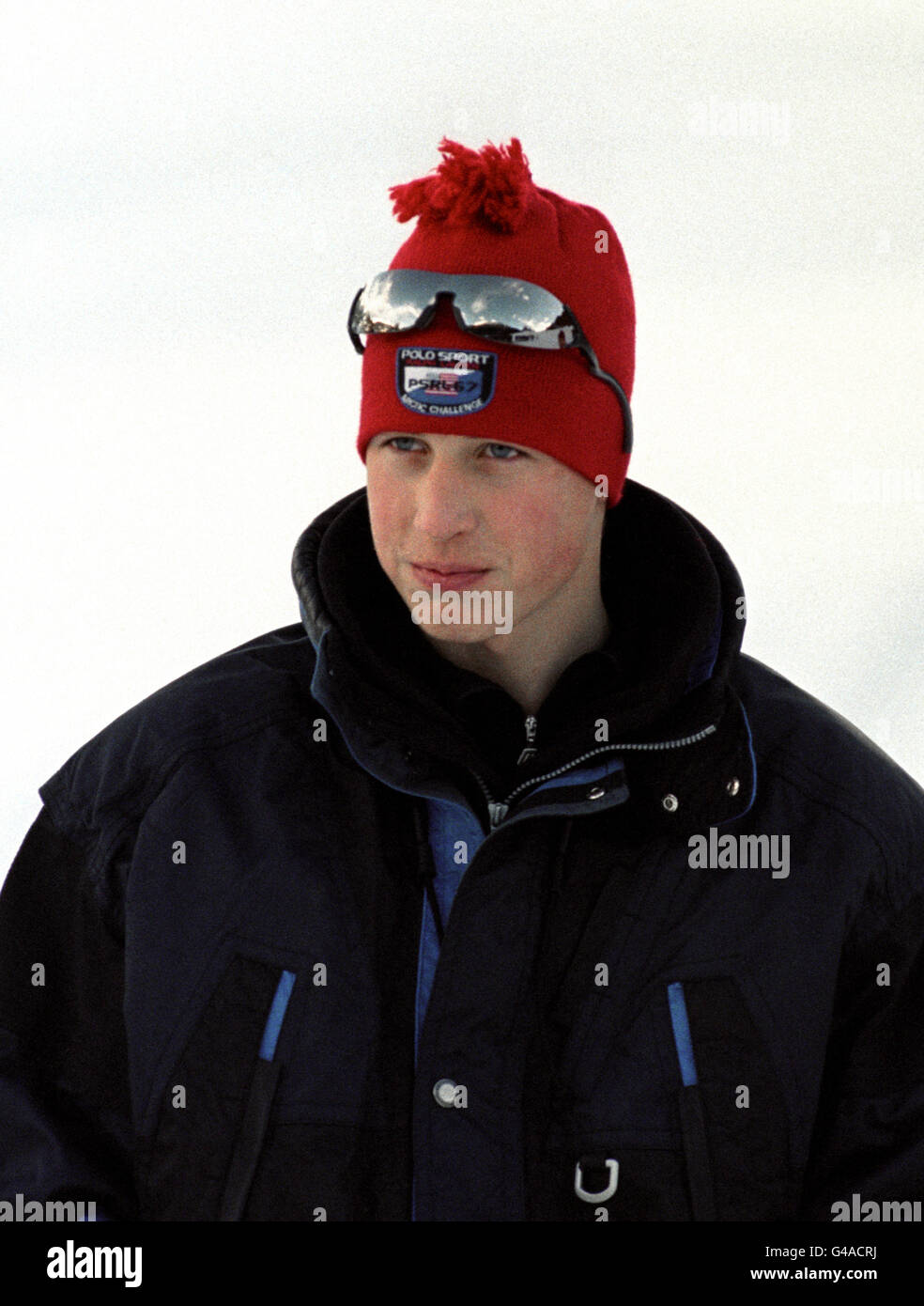 ROYAL Klosters Prince William 16 Foto de stock