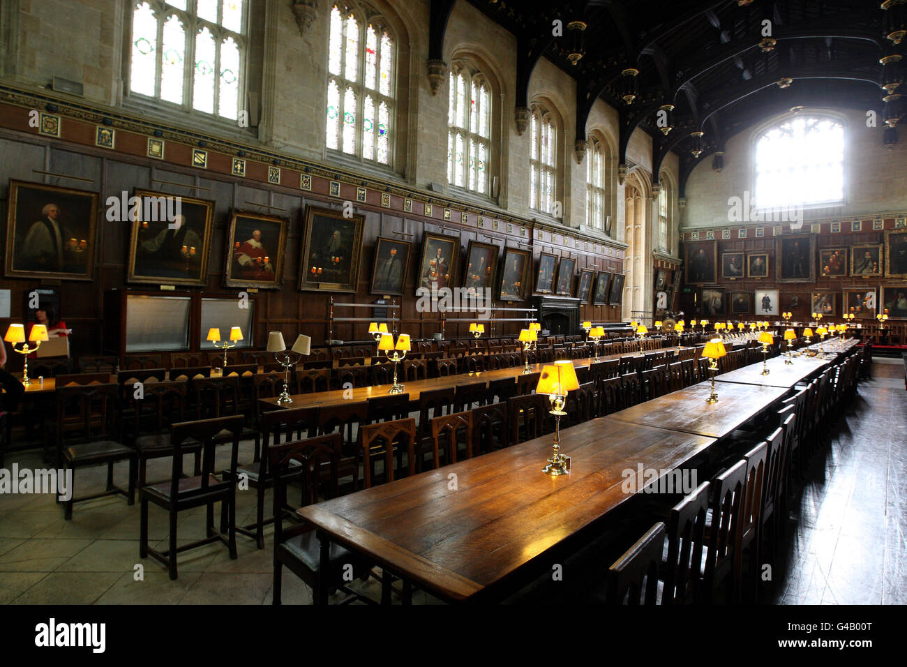 El comedor en Christ Church College en Oxford. El salón comedor de las  universidades es bien conocido por los fans de Harry Potter ya que ellos  basaban el comedor en Hogwarts en