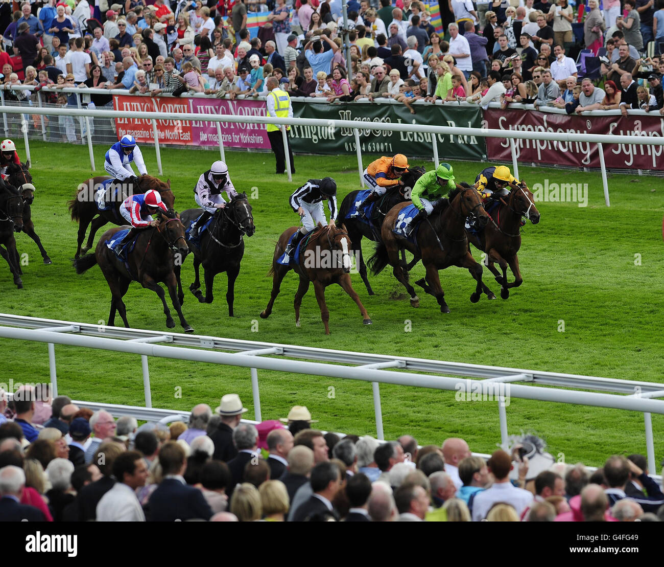 Carreras de Caballos - Ebor Festival 2011 - Juddmonte International - York Racecourse Foto de stock