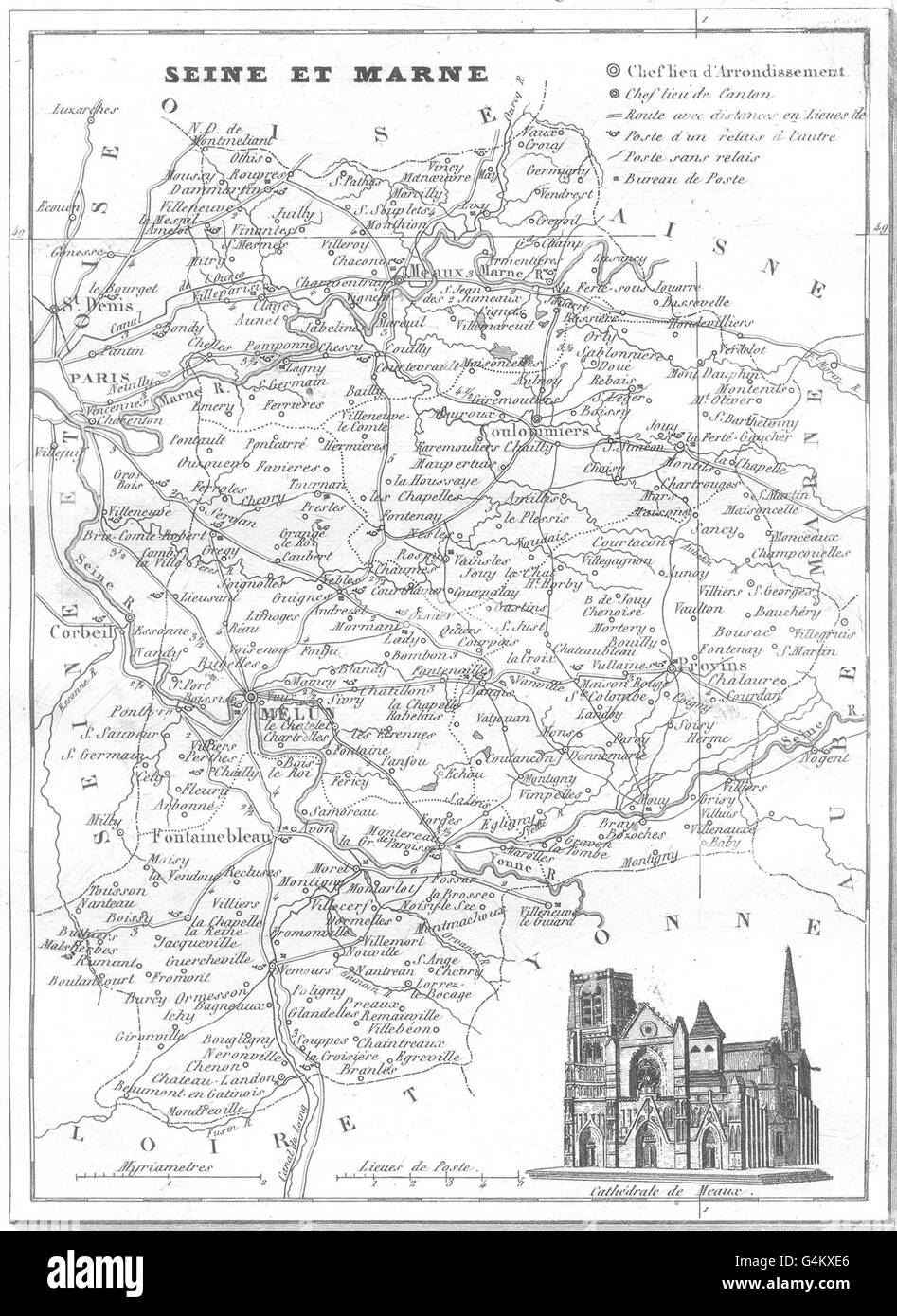 Seine et marne map fotografías e imágenes de alta resolución - Alamy