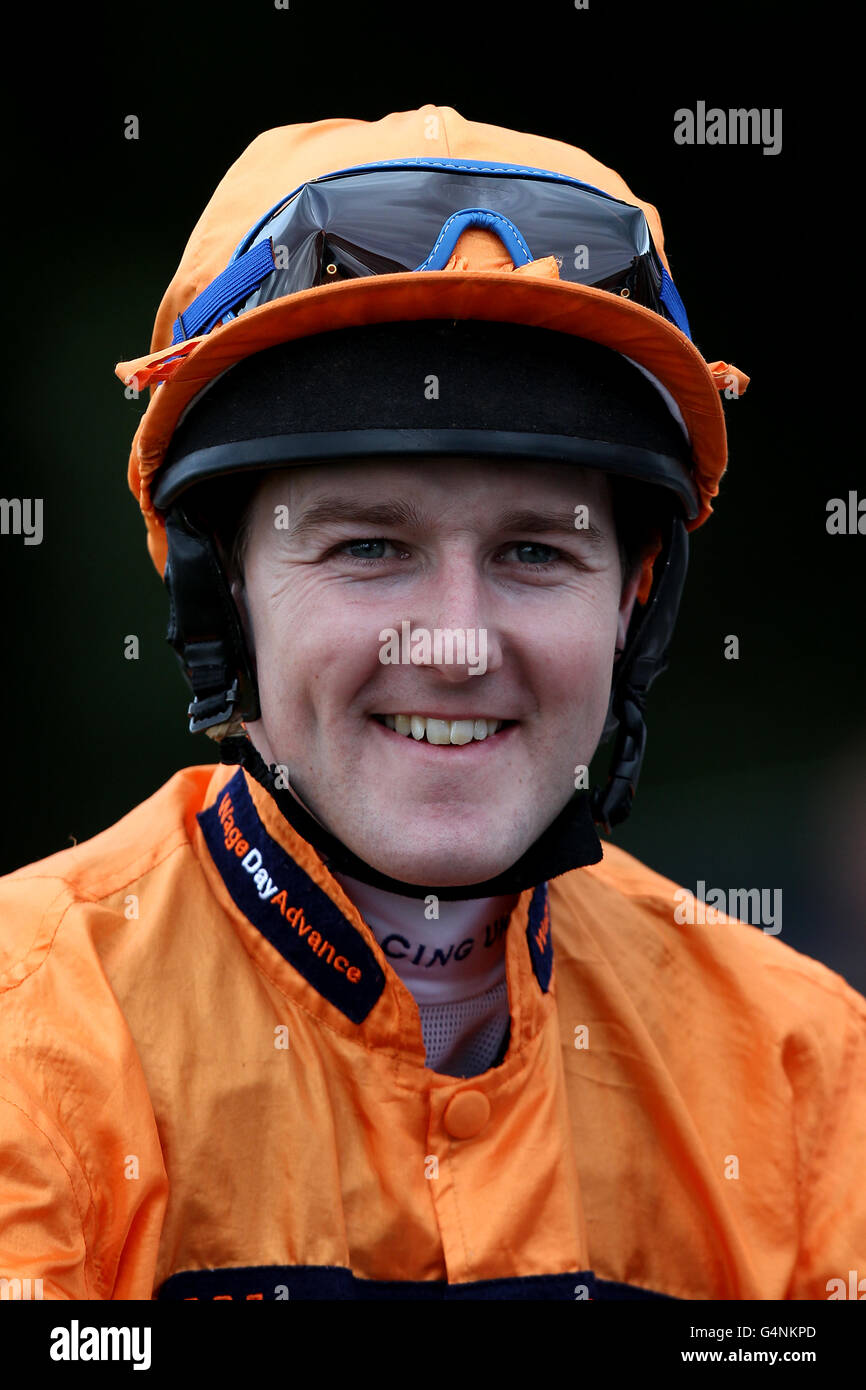 Carreras de caballos - Ebor Festival 2011 - Juddmonte International - Hipódromo de York. Jockey Tom Queally Foto de stock