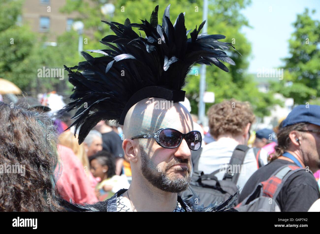 Coney Island, Nueva York, Estados Unidos. 18 de junio de 2016. mermaid parade Coney Island 2016 brooklyn Simon Leigh, Nueva York, EE.UU. Crédito: Simon leigh/Alamy Live News Foto de stock