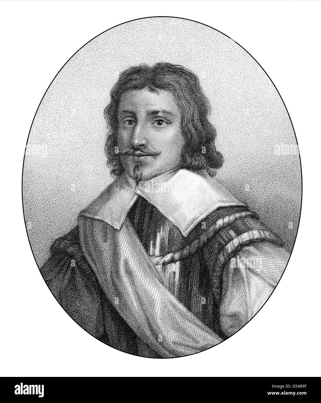 Robert Greville, 2º Barón de Brooke, 1607-1643, una guerra civil inglesa cabeza redonda general Foto de stock