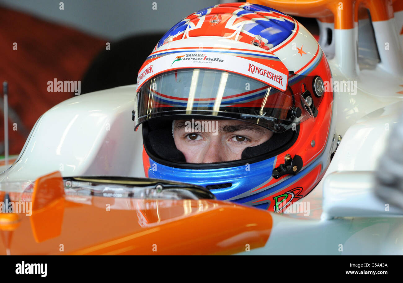 Automovilismo - 2012 El Campeonato Mundial de Fórmula Uno - British Grand Prix - Tercera Sesión de entrenamientos libres y en la calificación - Silverstone Foto de stock