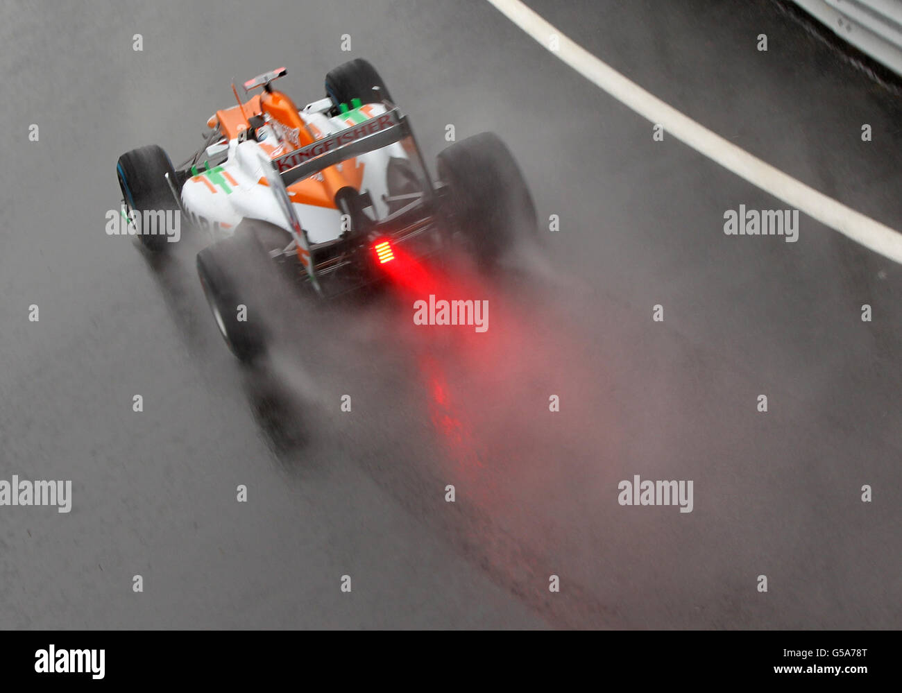 Automovilismo - 2012 El Campeonato Mundial de Fórmula Uno - British Grand Prix - Jornada práctica - Silverstone Foto de stock