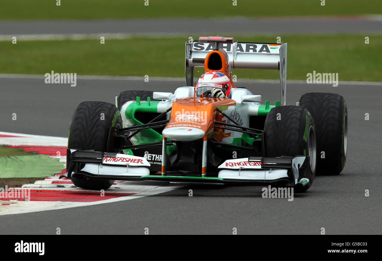 Automovilismo - 2012 El Campeonato Mundial de Fórmula Uno - British Grand Prix - Tercera Sesión de entrenamientos libres y en la calificación - Silverstone Foto de stock