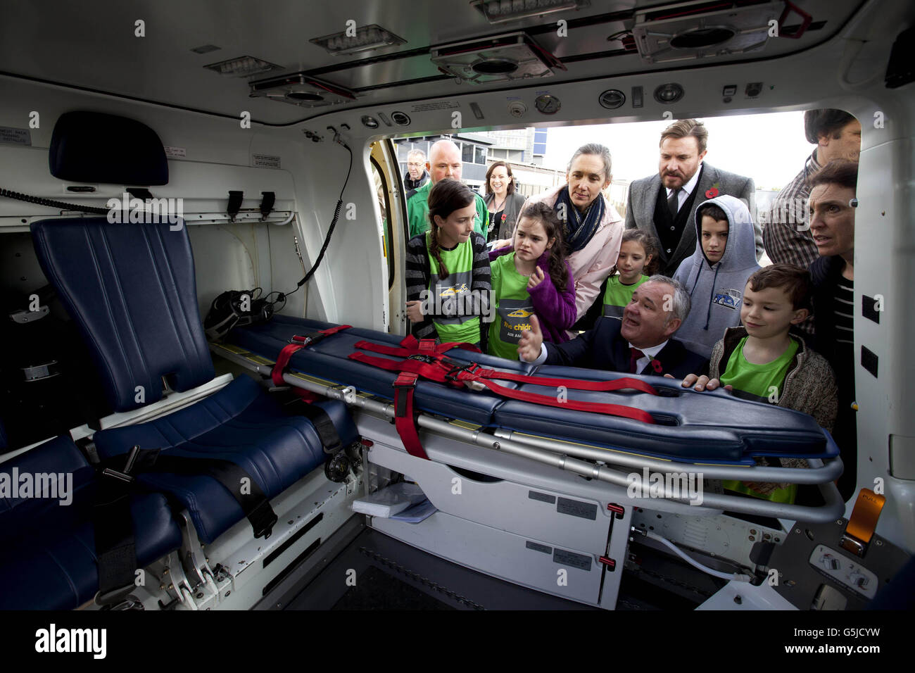 Ambulancia Aérea de niños Foto de stock