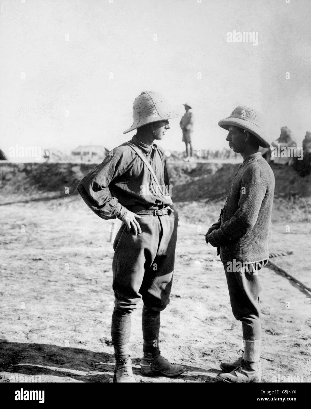 La Primera Guerra Mundial Campaña mesopotámica Fotografía de stock