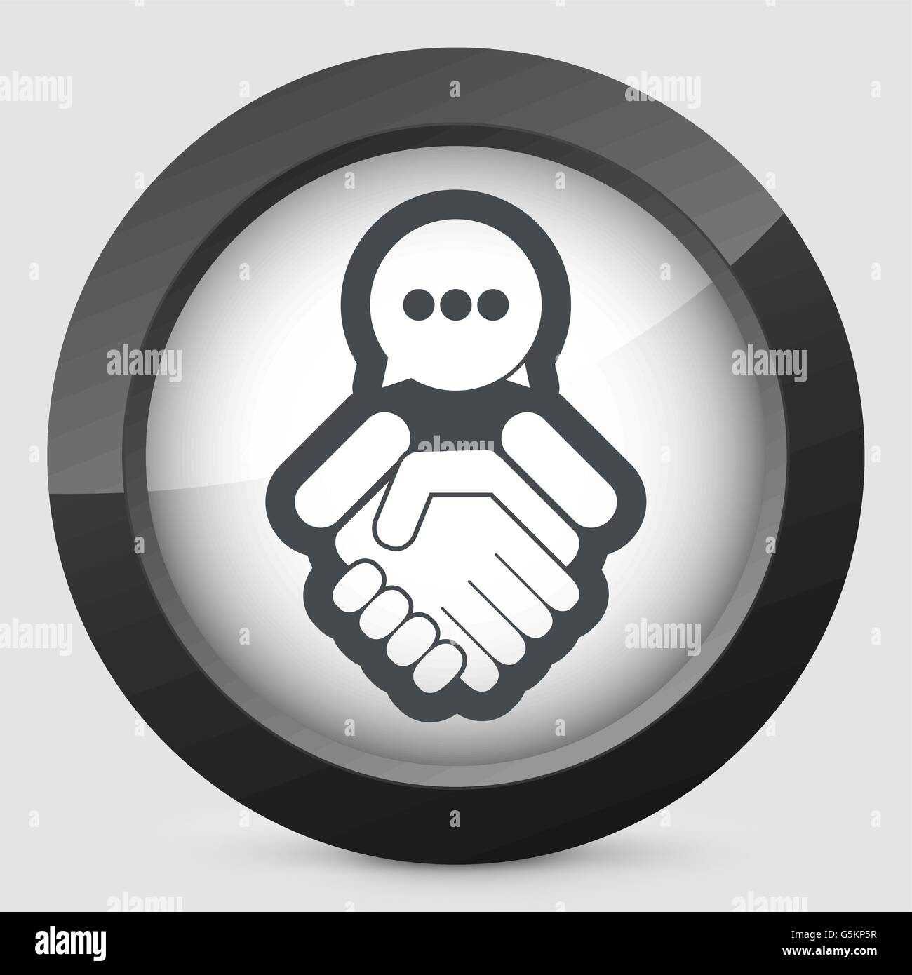 Dialogo Para Llegar A Un Acuerdo Imagen Vector De Stock Alamy