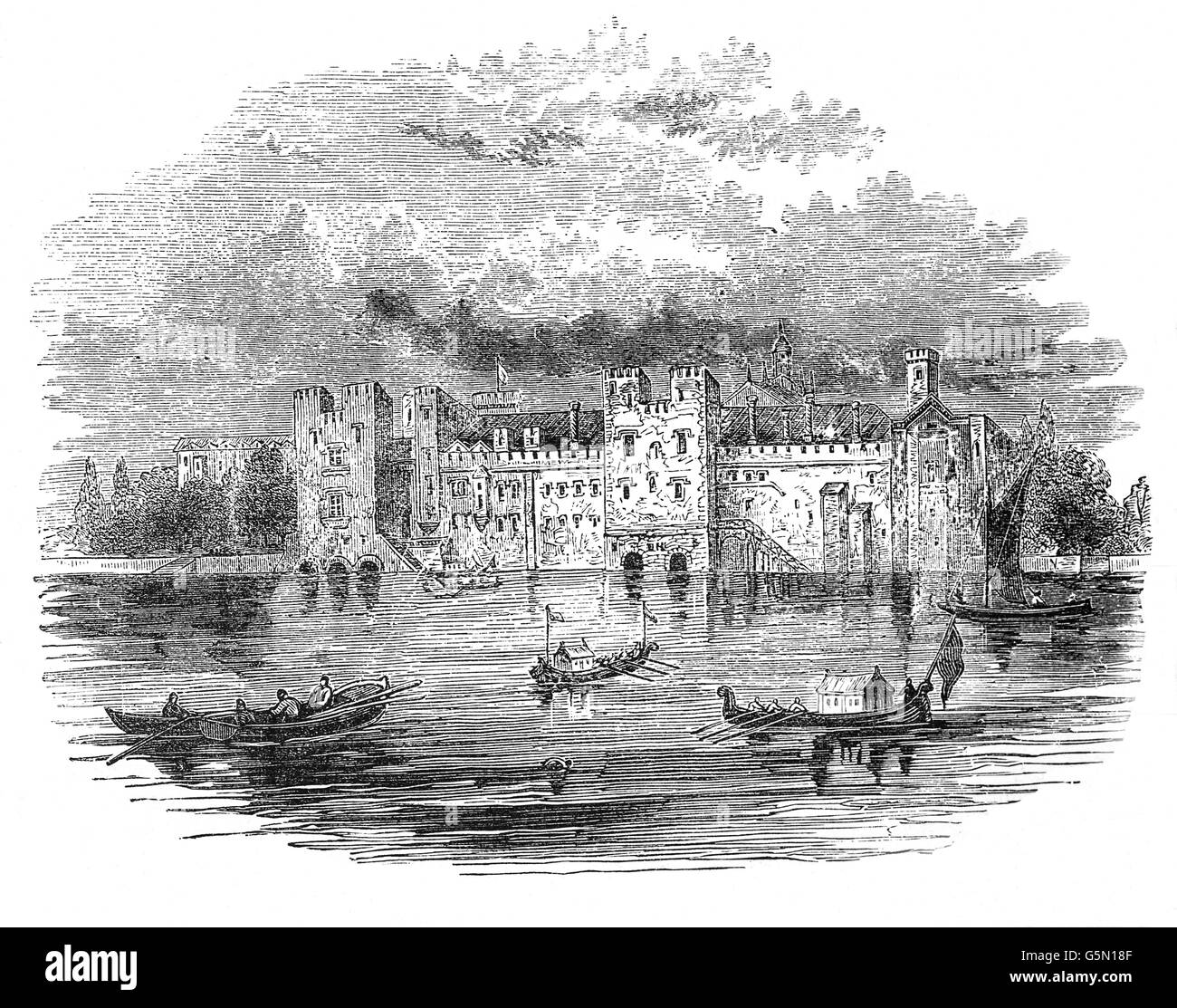 El Savoy hospital para pobres, necesitados, inaugurado en 1512.fue el hospital más impresionantes de su tiempo en el país y el primero en beneficiarse del personal médico permanente. En 1642 se convirtió en un hospital militar, antes de ser convertido en cuartel (para los protectores de pies) en 1679. Foto de stock
