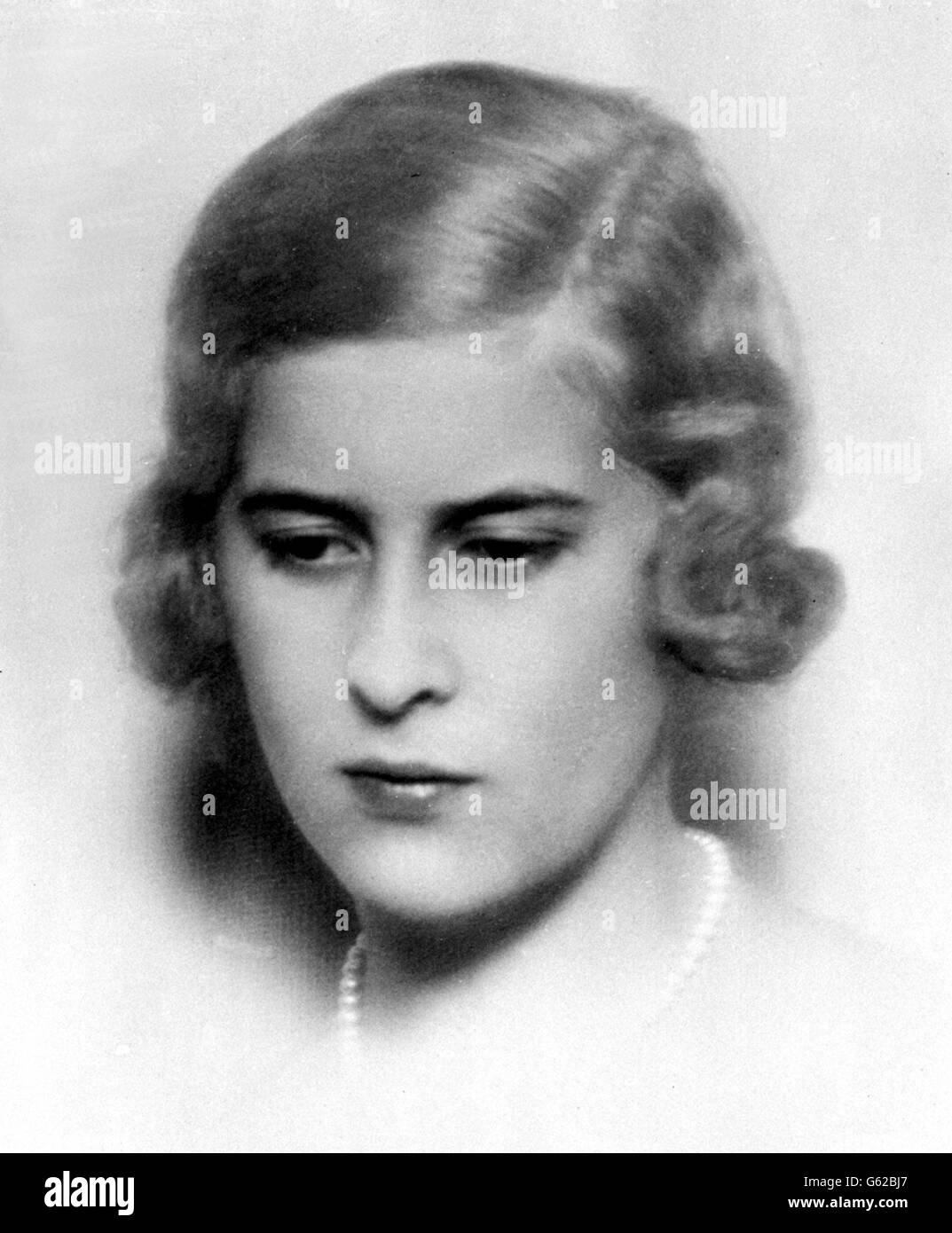 Princesa Sophie de Grecia y Dinamarca, hermana del Duque de Edimburgo. Primero se casó con el príncipe Christoph de Hesse, luego con el príncipe George William de Hanover. Foto de stock