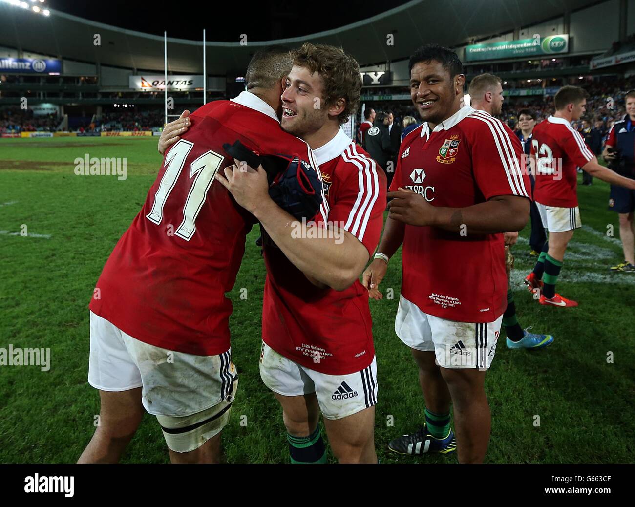 Rugby - 2013 británicos e irlandeses Lions Tour - NSW Waratahs v British & Irish Lions - estadio Allianz Foto de stock