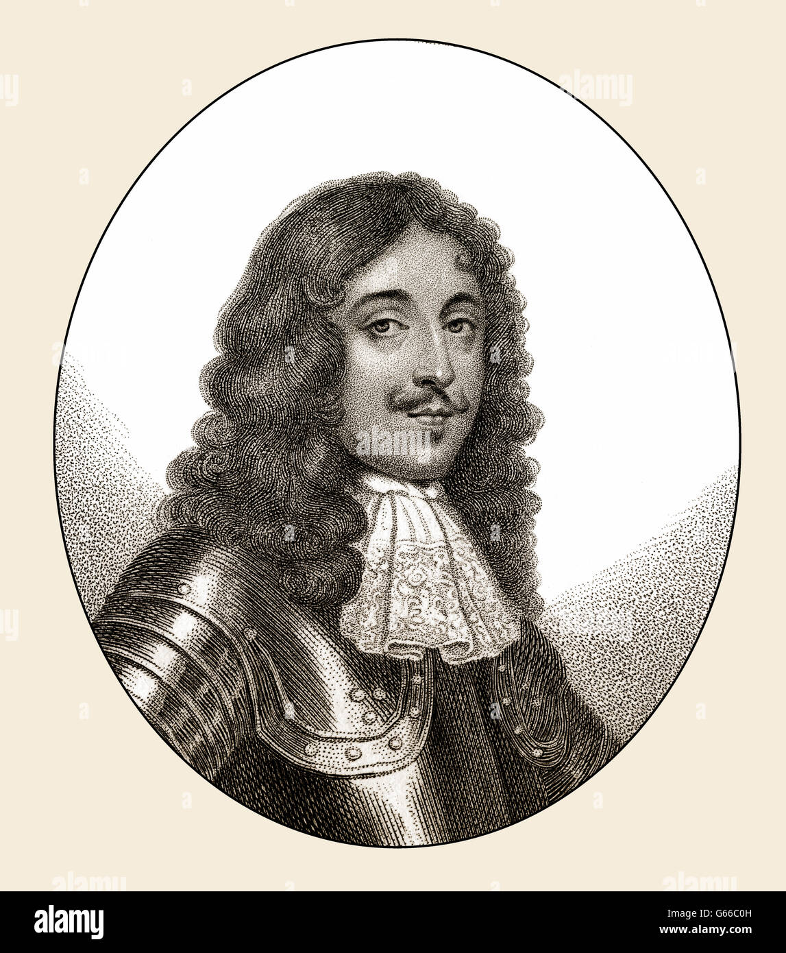 Charles Stanley, 8º Conde de Derby, 1628-1672, un noble inglés Foto de stock