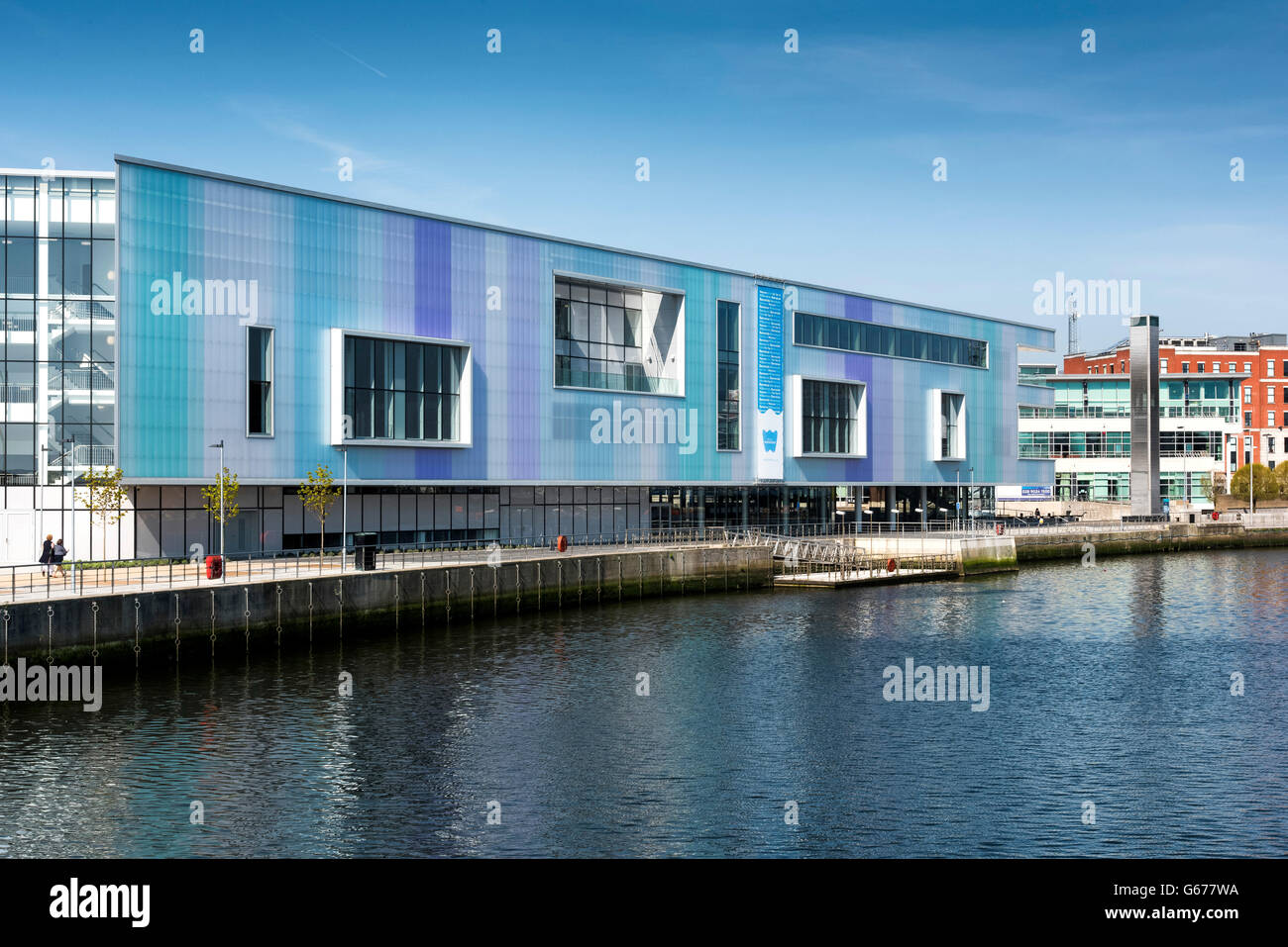 Waterfront Hall de Belfast, Irlanda del Norte Foto de stock