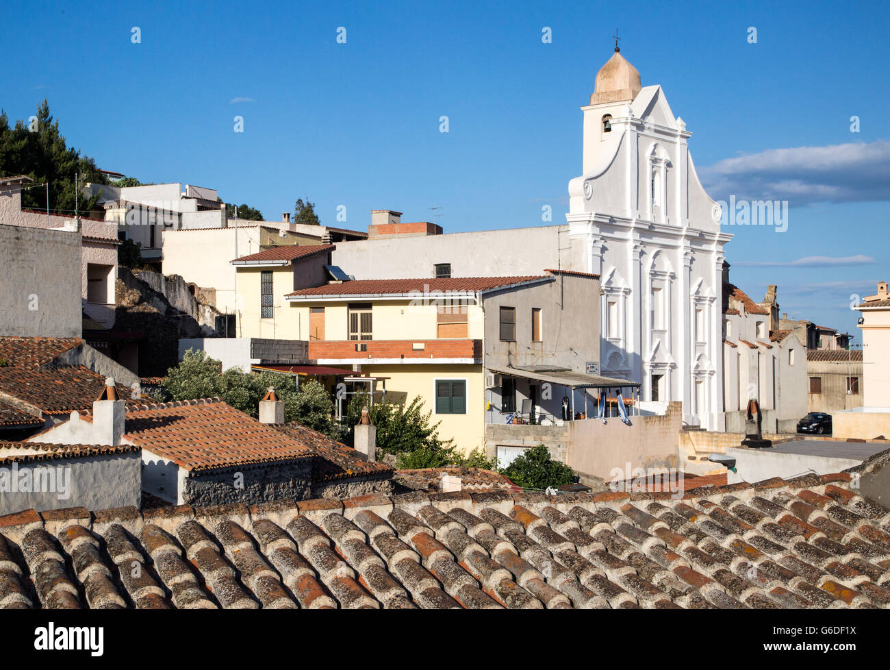 Chiesa di San Giacomo Iglesia Orosei Cerdeña Italia Foto de stock
